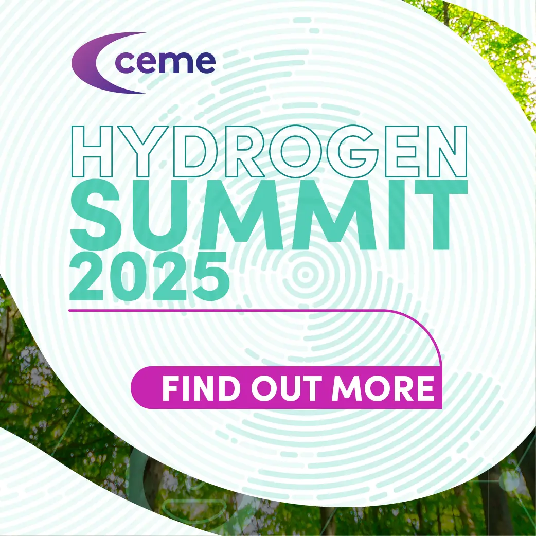 A poster announcing the CEME Hydrogen Summit 2025
